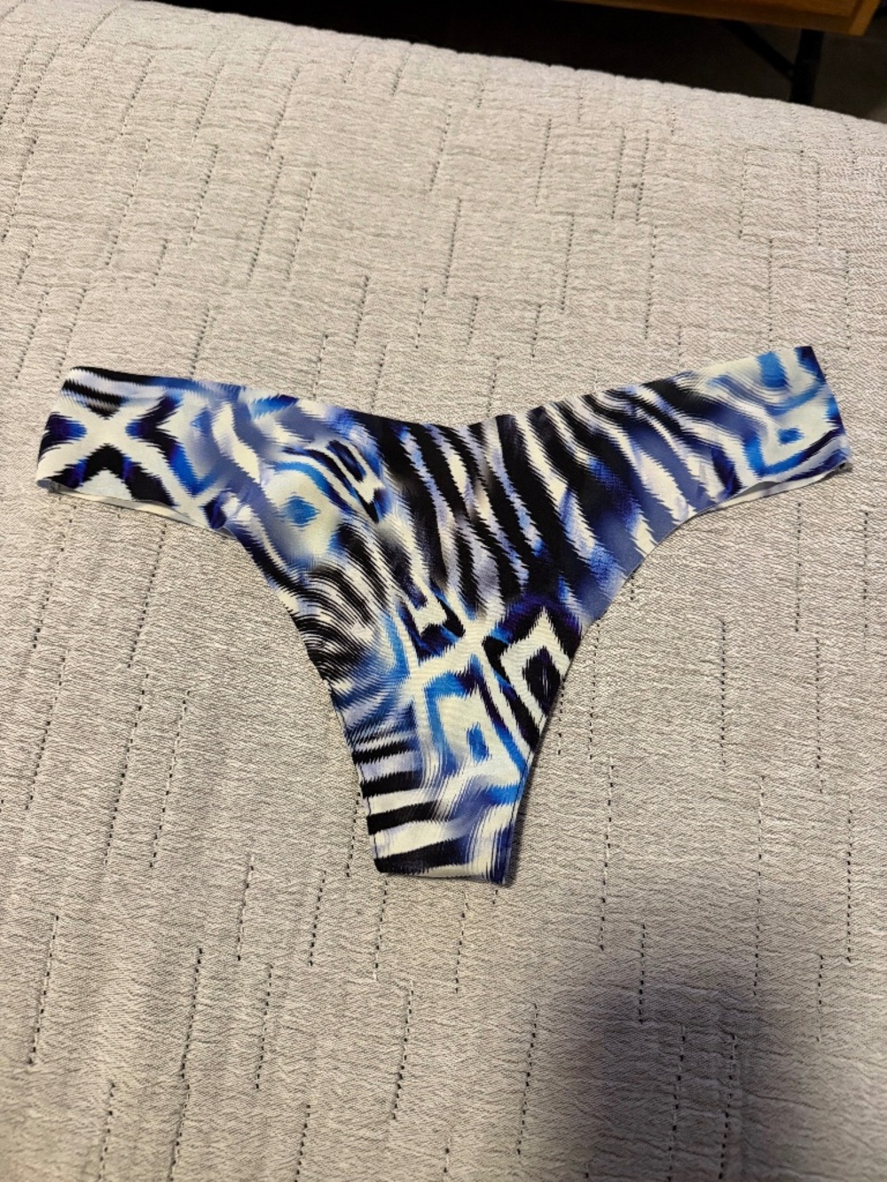 Commando Zebra Print Thong Size M/L